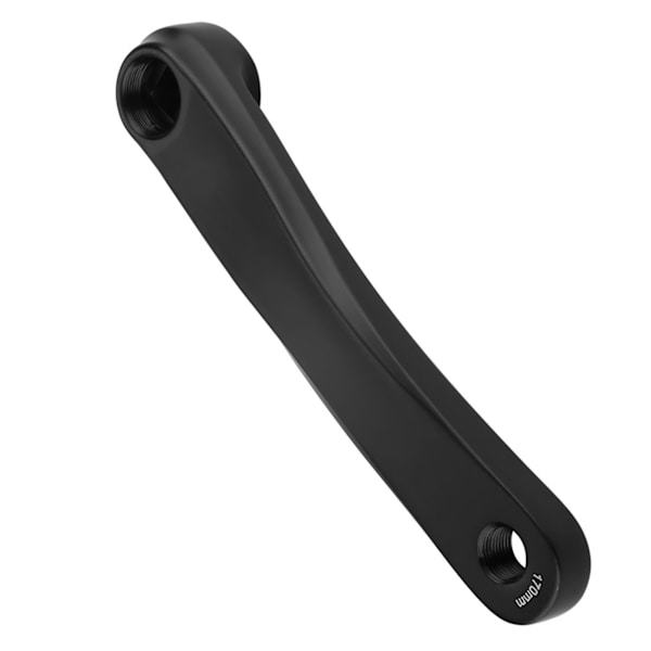 170 mm cykel aluminiumlegering venstre enkeltkæde krumtapudskiftning (sort firkantet hul)