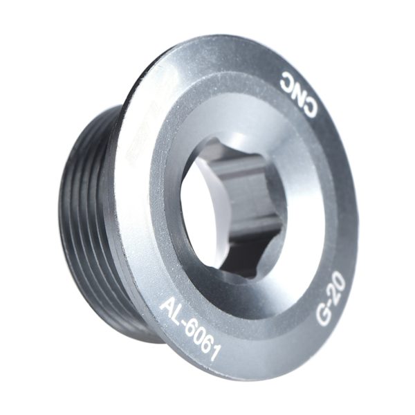 GUB Aluminiumlegerings Cykelkrank Vev Fastgørelsesskrue til (Titanium Farve)