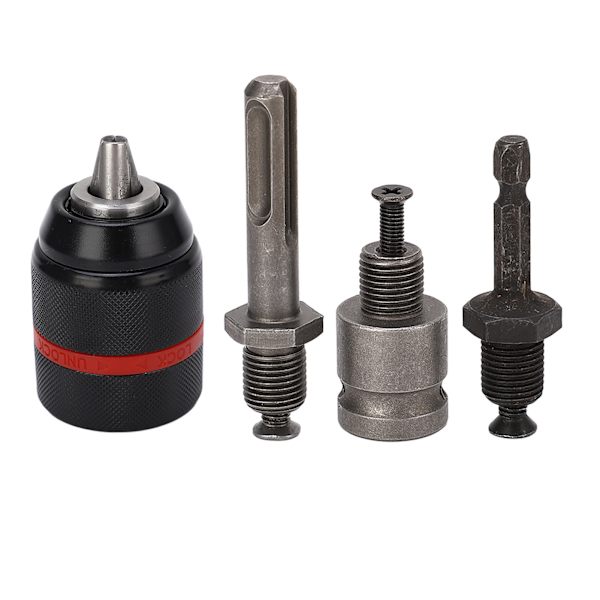 Borrchuck nyckellös självåtdragande 1/2 tum 2-13 mm spännområde Snabbbytesverktyg Rund 58 mm längd