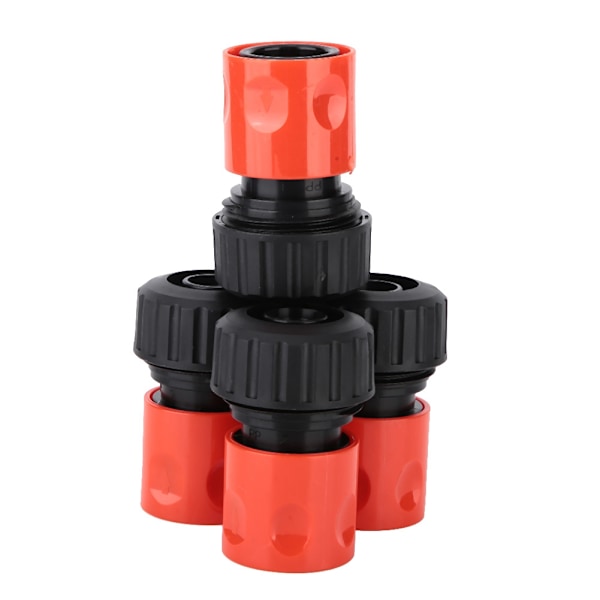 5 stk 3/4\" hurtigkoblingsslangetilkobling Vannrør-adapter for hjemmebruk i hagen
