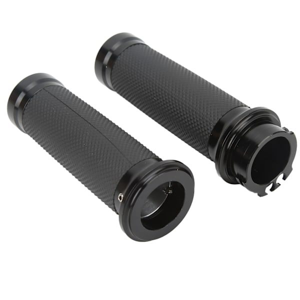 1 par 25 mm motorcykelstyre svart Bekvämt grepp Anodiserad universal rostsäker för motorcykelcyklar