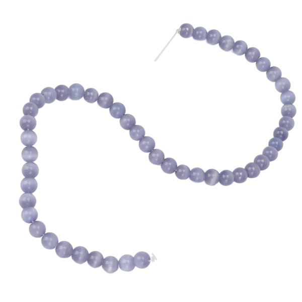 Natursten Spacer Beads DIY Steinperler Tilbehør for Halskjede Armbånd Smykker CraftLight Lilla