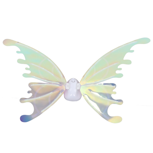 Wings Toy Elektrisk Glänsande Färgglada Fairy Toys LED-lampor Färgglada justerbara vingar