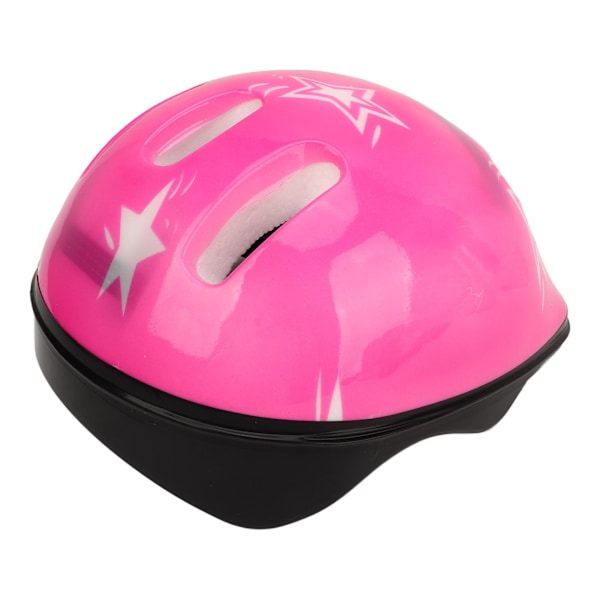 Barncykelhjälm Stötdämpande justerbar rem Foam Barncykelhjälm för cykling Skateboard Rosa