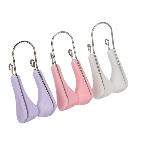 Silikon Nose Up Lifting Clips Portable Nose Bridge Shaping Beauty Clip (PinkPurpleWhite)