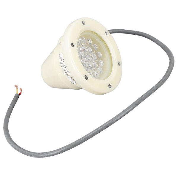 Vandafkølet LED-lys undervands orange gult lys 110mm 220V vandtæt poollys