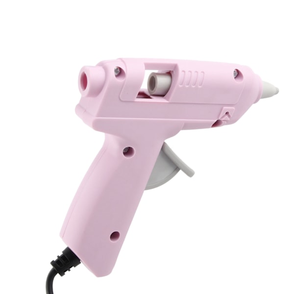 Smältlimmaskin med 50 limstift Snabb Förvärmning Mini Smältlimmaskin Kit för DIY Hantverk 20W 110‑240V EU-kontakt