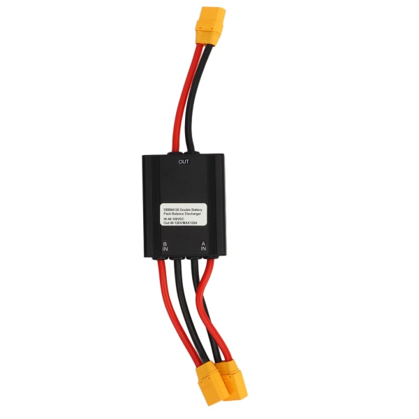 Elcykel dubbel batteriurladdningsomvandlare 40V till 100V Dubbelbatteri parallellmoduladapter för utbyte 120A