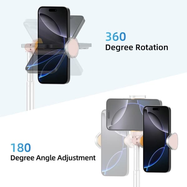 Tech-Protect 146 cm Bluetooth-selfiekepiteline vaaleanpunainen 320