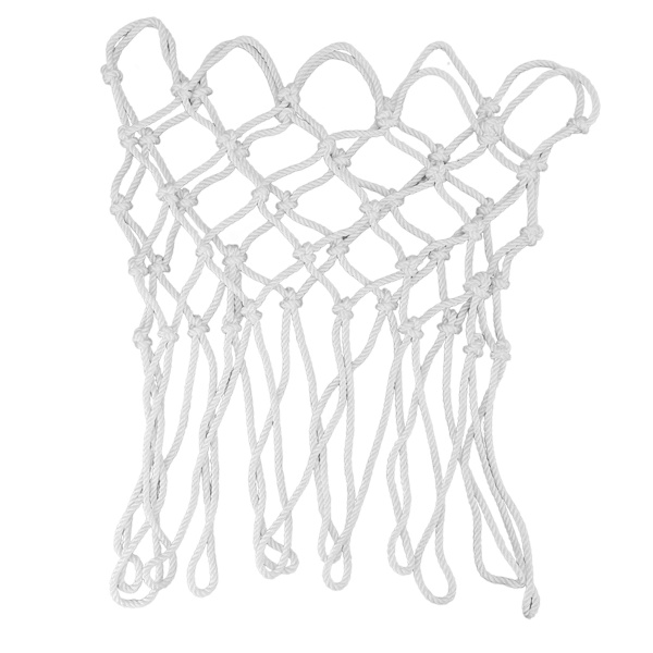 Basketnett All Weather Anti Whip Passer Standard Innendørs Utendørs Felger Profesjonelle Basketnett Polyester Hvit