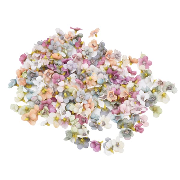 200 stk Bryllupsblomsterhode Lite Blomhode 2,5 cm/1,0 tom DIY Simulering Blomhode for Fødselsdag Bryllup Dåp