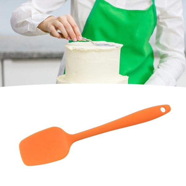 Scraper Spatel Silikon Spatel Värmebeständig T Form Bekvämt grepp Mångsidigt kök Köksredskap för Home Orange