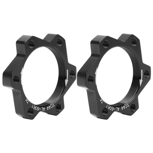 2 stk. Mountainbike Cykling Boost Nav Adapter Aluminium Legering Høj Styrke Anti-Rust Sort