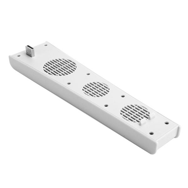 Spelkonsol Kylfläkt för PS5 USB-kylare med 3 fläktar för PS5 DE/CDROM Spelvärd (Vit)