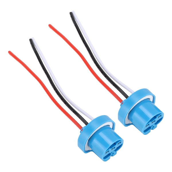 Par 9007 Hunn Socket Hodelykt Tåkelys Universal for 9004 HB1 HB5 Pærer 12V‑24V