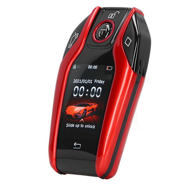 Universal TK800+ LCD-pekskärm Smart Key Fjärrkontroll Keyless Entry för alla Start Stopp Motorknapp Modeller Röd