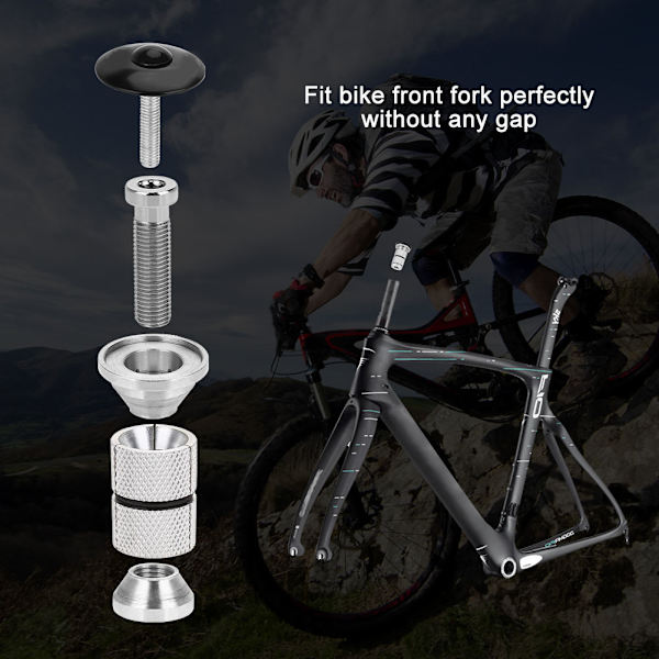 ZTTO Bike Fork Expansion Core Headset Stem Cap Tackle Set Bicycle Accessories