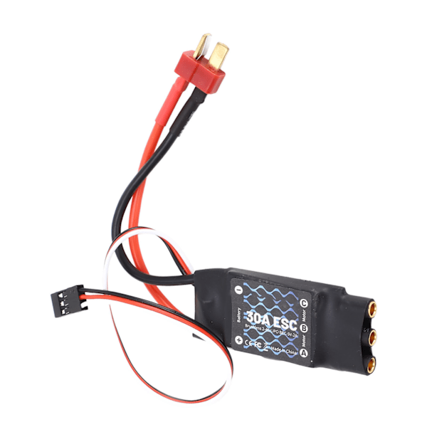 Borstlös ESC 30A T Plug RC Borstlös ESC för RC Fixed Wing Aircraft Small Quadrotor