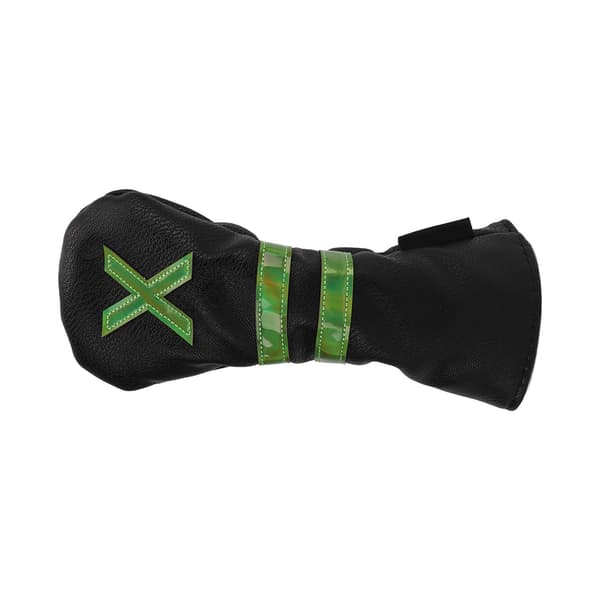 PU Waterproof Golf Head Covers Inner Thickened Plush Durable Golf Wood Head Covers Black