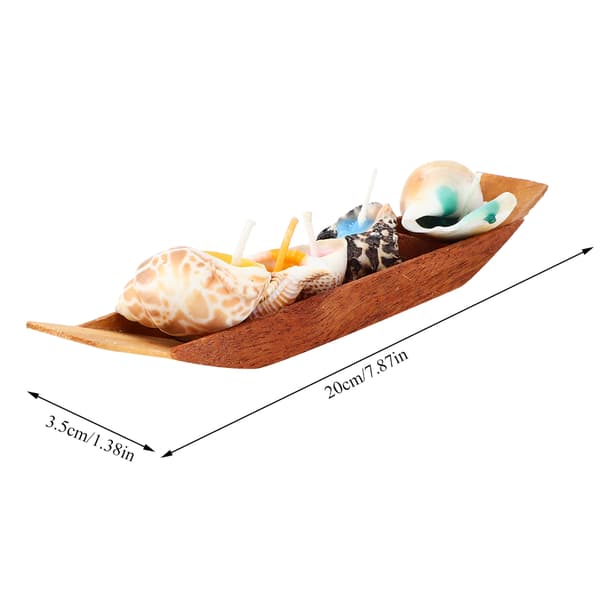 Båt med duftlys fra Conch for stresslindring Aromaterapi-avslapping