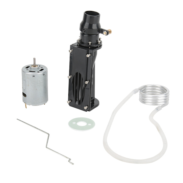 380 Motor Vattenjetpump Spray Propeller Fjärrkontroll RC Båtillbehör Delar Svart