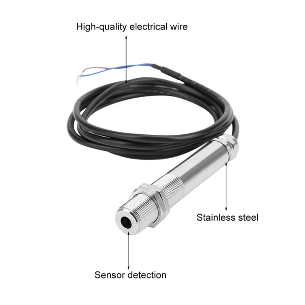 Temperatursensor Probe Fast Infrarødt Termometer Tilbehør Industrielle Dele 12V-24V DC 4-20mA 0-300℃