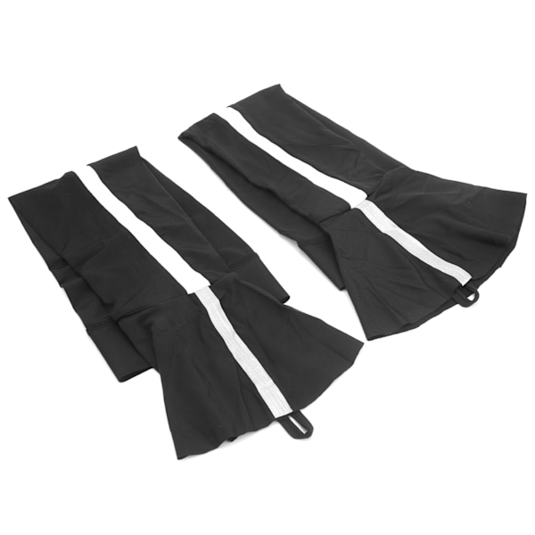 1 par trumpetformade armvärmare Anti‑UV-armskydd Andningsbar ärm för utomhussportXL