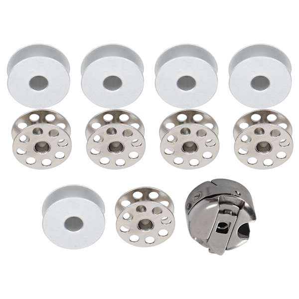 10 stk. Spolehus Metal Spole Vandrefod Industrisymaskine Tilbehør
