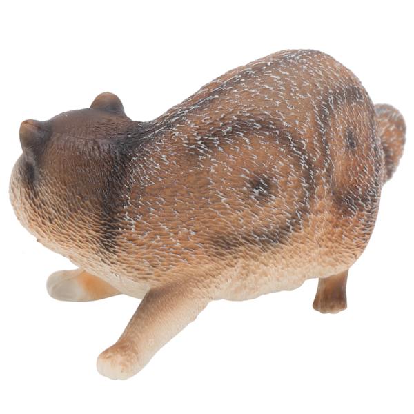 Söt Kattmodell Leksak Simulering Kattmodell Skrivbordsdekoration Ornament Leksak GiftGrå