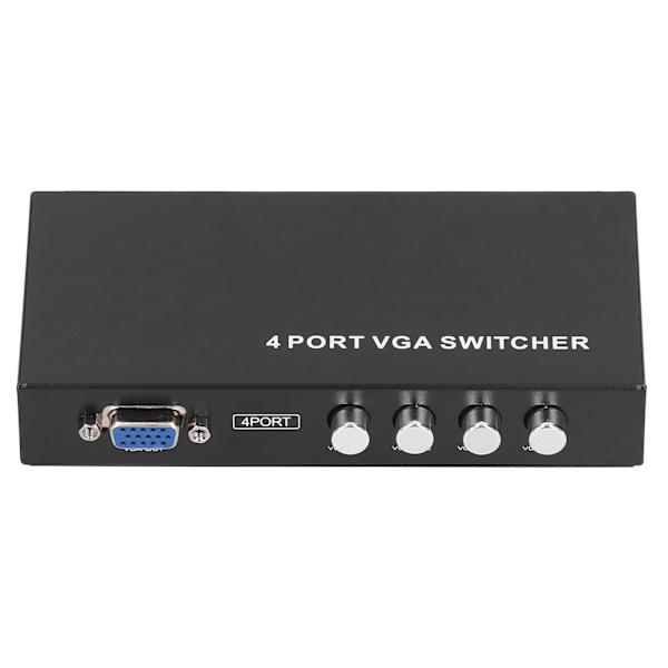 4-ports VGA-växlare SVGA-monitordelningsväxlare 4-i-1-ut för LCD-dator-TV-monitor