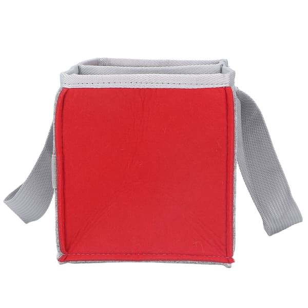Portable Storage Bag Extra Space Felt Case for Toniebox Player Starter Set Red