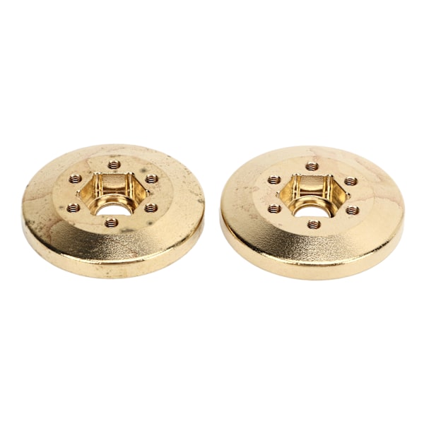 2 kpl Messinki Pyörän Painot 1,9 2,2 tuumaa RC Crawler Auto Hex Nav Adapter Malli Päivitysosia 6mm