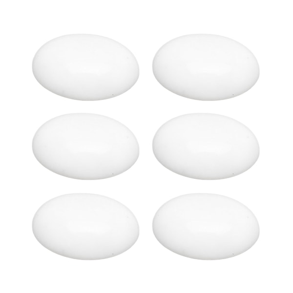 20 stk naturlige ægformede ovale cabochoner 18x13 mm smykker håndværk perler tilbehør til jul Fødselsdag Gaver sort onyx