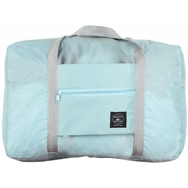 Sammenfoldelig bagagetaske skulder bærbar stor kapacitet udendørs rejsearrangør himmelblå 48*32*16