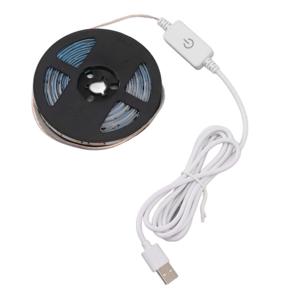 5V Full Spectrum LED Grow Light Strips Touch Dimming USB Plant Growth Light Strips för grönsaksblomma Växthustält Vattentätt