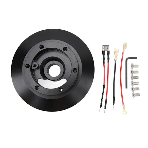 Ratthubb 6 Hål Universal Kort Navadapter Kit för M3 Z3 318 325 E39 840i 850i Svart