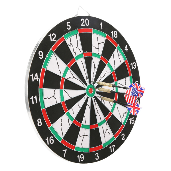 Dubbelsidig flockande darttavla Dart Set Target Game för KTV Leisure Entertainment