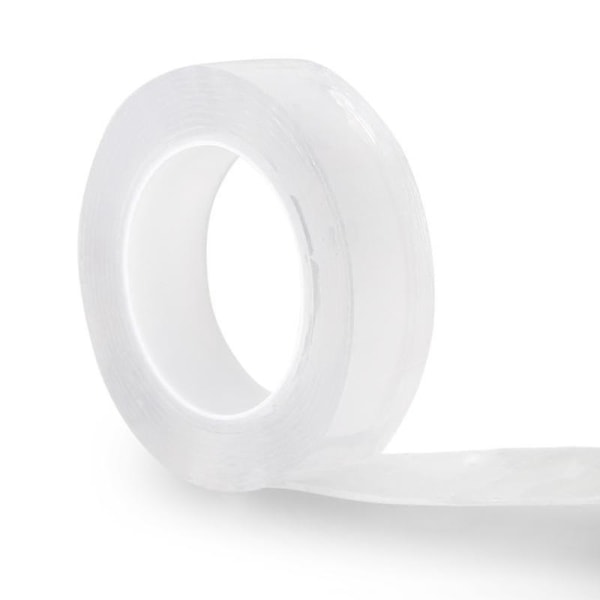 1/2/5 m dobbeltsidig tape nano tape Gjenbrukbar vanntett veggklistremerke Ikke-merkende og vaskbar selvklebende transparent tape