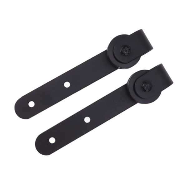 Kolstål skjutbar ladugårdsdörr Hardware Kit Ladugårdsdörr Upphängningsskena hårdvara för skåp