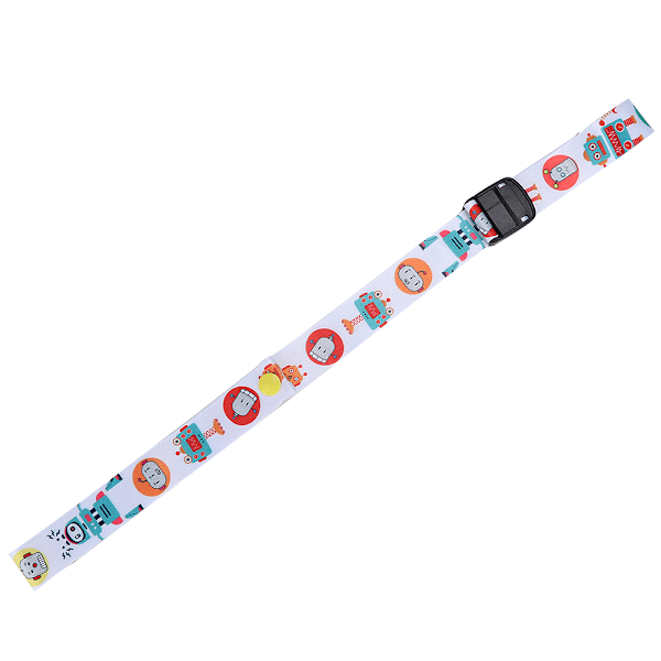 2,5 cm Smokkkopp Justerbar Remholder Barnevogn Leke Sippy Leash Tether (Robot)