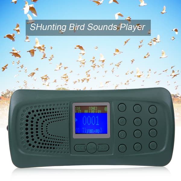 CP-387B Hunting Bird Caller Sound Player No Remote Control With Timing Flashlight Function EU 110~240V