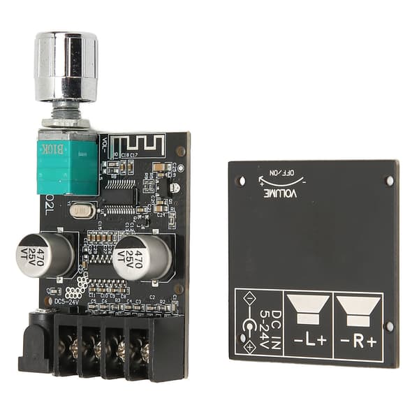 Digital effektforstærkerkort Bluetooth 5.0 Mini Stereo effektforstærkermodul med switch og justerbar volumen