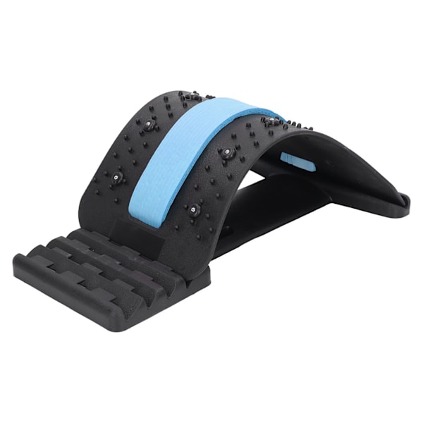 Back Stretching Device Främja blodcirkulationen Midja Back Cracker för Back Massager Blå och Svart