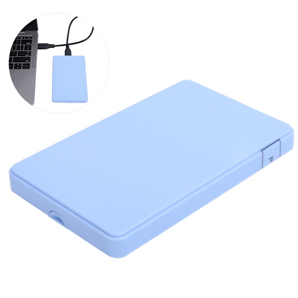 Harddisk USB3.0 Ekstern Mobil 2.5in Bærbar HDD Datatilbehør Blå 320GB