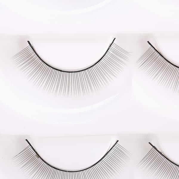 5 Pairs Practice Eyelashes False Eyelashes for Eyelash Extension Grafting Eye Makeup Training Tool