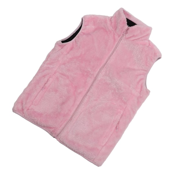 Rosa Unisex Opvarmet Veste 9 Zone USB Smart Elvarme Veste Coral Velvet Intelligent Termostat Veste XL