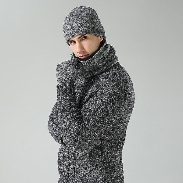 Höst och vinter varma mode cap för män Tredelad set dubbellager tjockt cover Ny stil COLOR C5 ONE SIZE