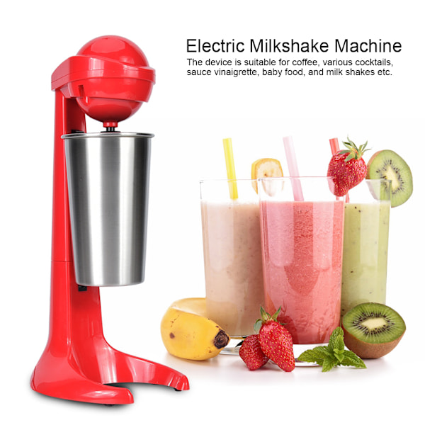 Kaksoispääinen sähköinen Milkshake-koneen valmistaja Kahvi Juomasekoitin Maitosekoitin kotiin Baari EU-pistoke 220V