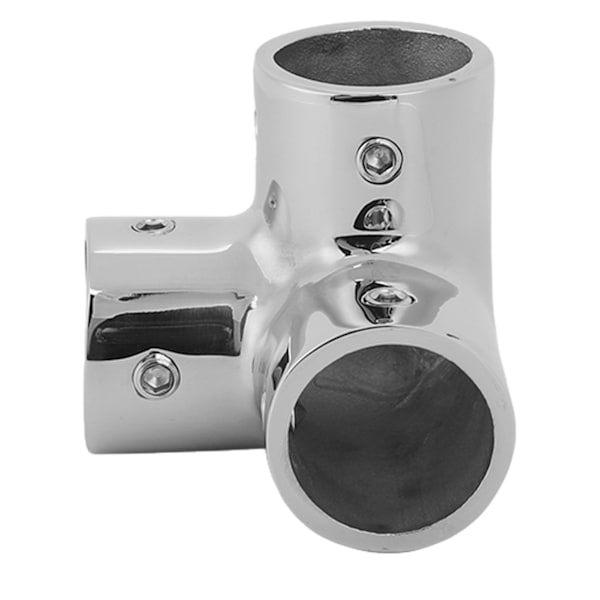 Båthandledare Tee Connector 316 Rostfritt stål Heavy Duty Pipe Connector Clamp Marine Yacht Hardware Tillbehör 22mm