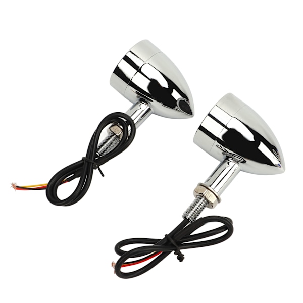 1 Par Blinkers 10mm Hög Ljusstyrka Stabil Motorcykel Blinkers Ersättning för Suzuki för Bobber Chopper